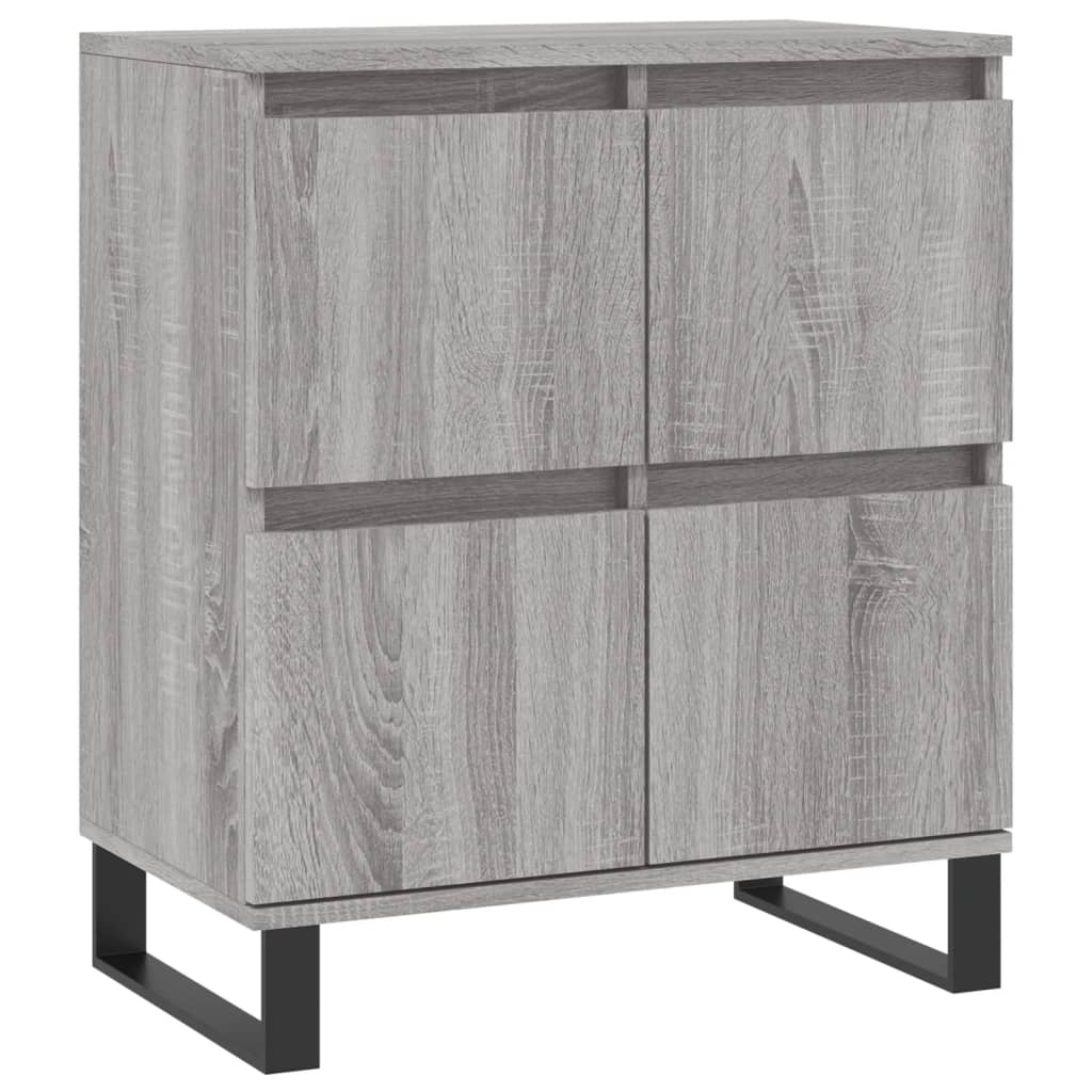 Buffets 2 pcs sonoma gris bois d'ingénierie - XIOS