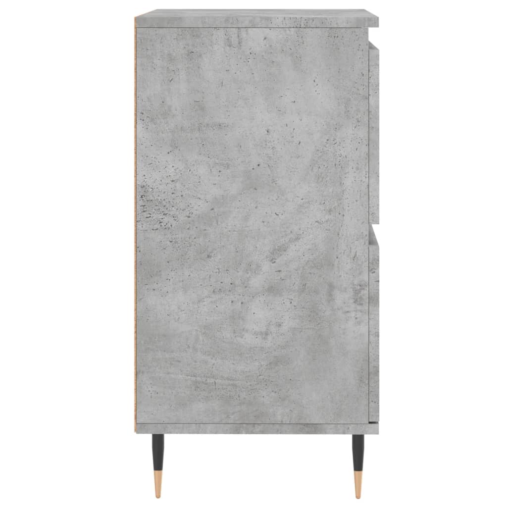 Buffets 3 pcs gris béton bois d'ingénierie - XIOS