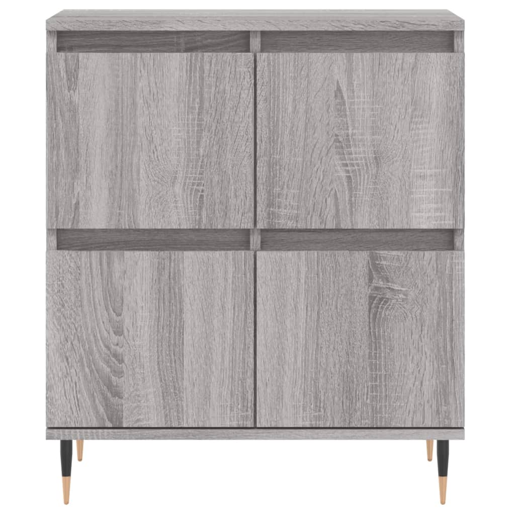 Buffets 3 pcs Sonoma gris Bois d'ingénierie - XIOS
