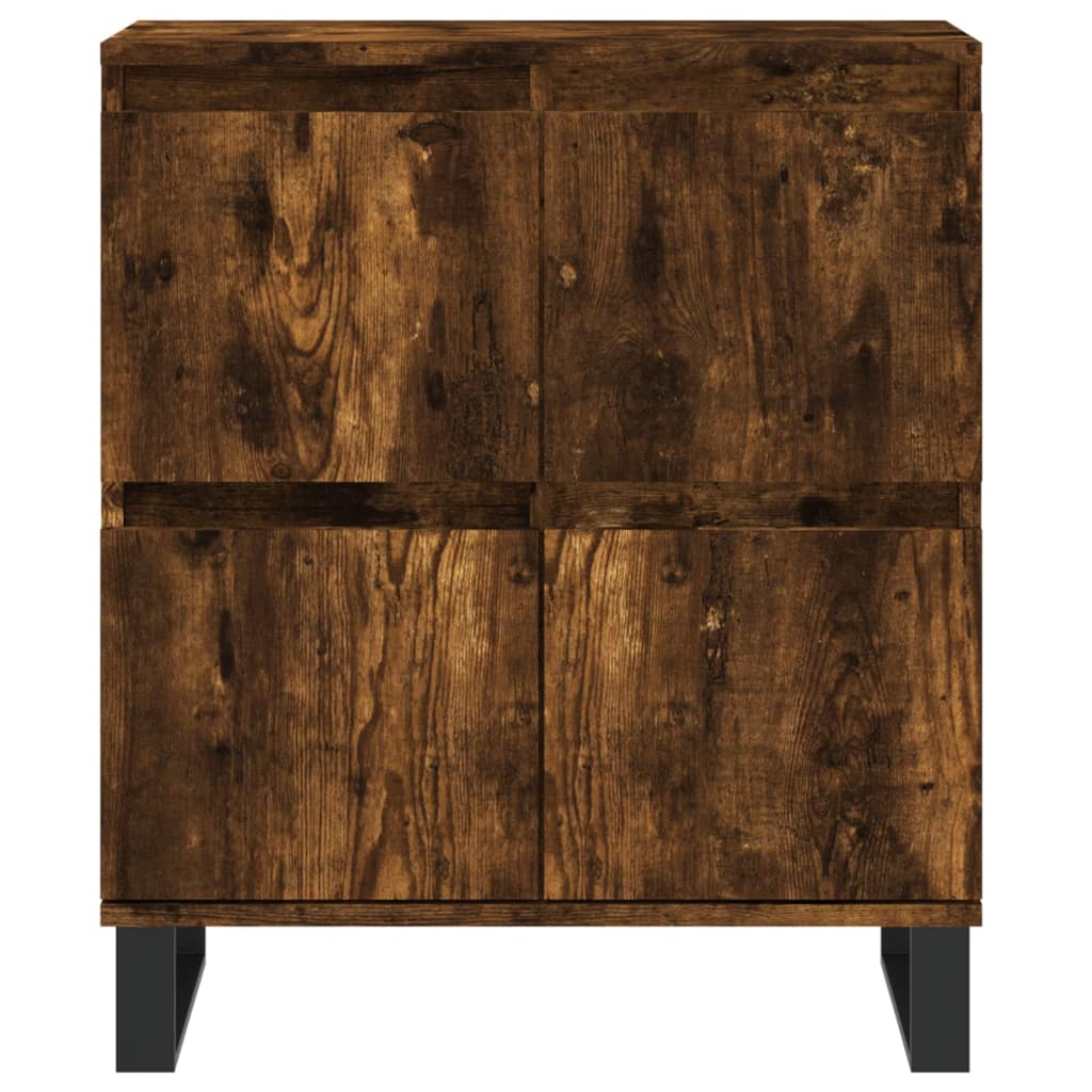 Buffets 3 pcs Chêne fumé Bois d'ingénierie - XIOS