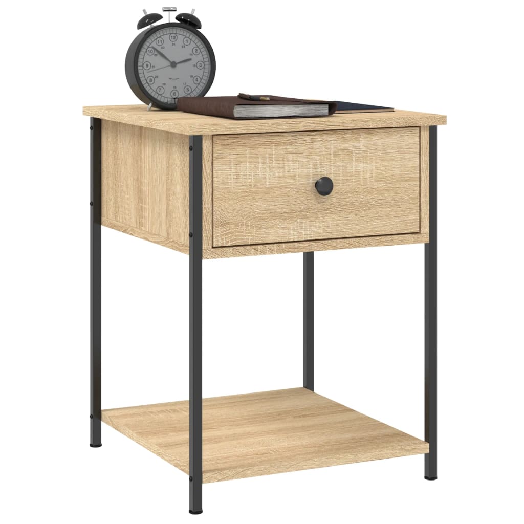 Tables de chevet 2 pcs chêne sonoma 44x45x58 cm bois ingénierie - XIOS