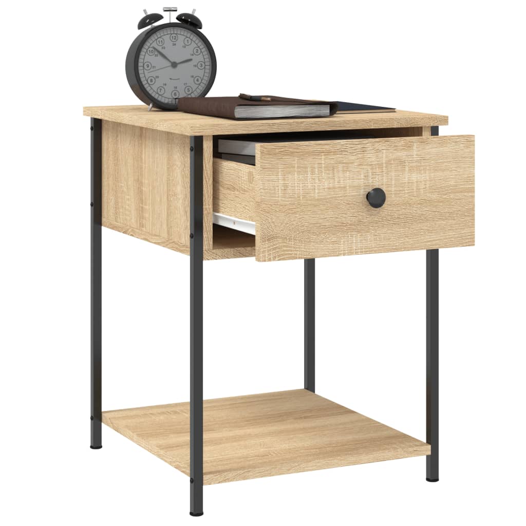 Tables de chevet 2 pcs chêne sonoma 44x45x58 cm bois ingénierie - XIOS