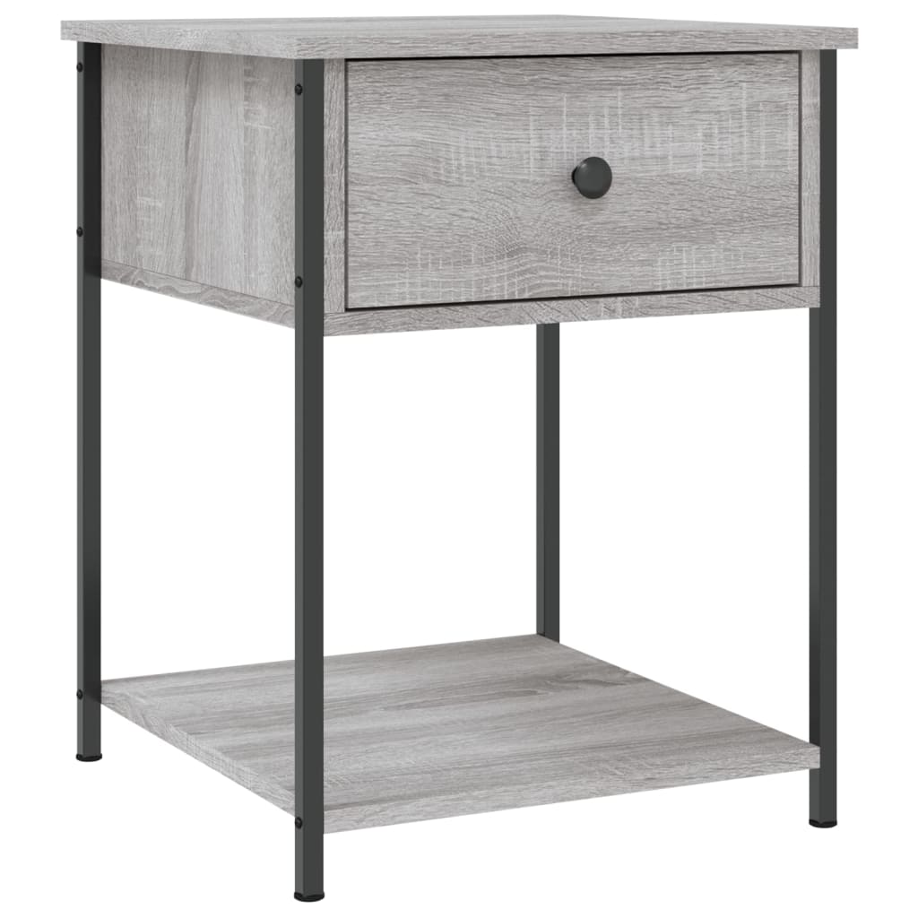 Table de chevet sonoma gris 44x45x58 cm bois d'ingénierie - XIOS