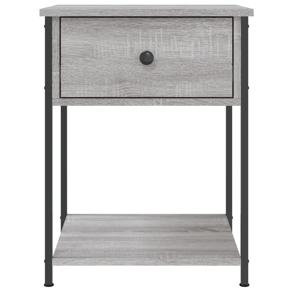 Table de chevet sonoma gris 44x45x58 cm bois d'ingénierie - XIOS