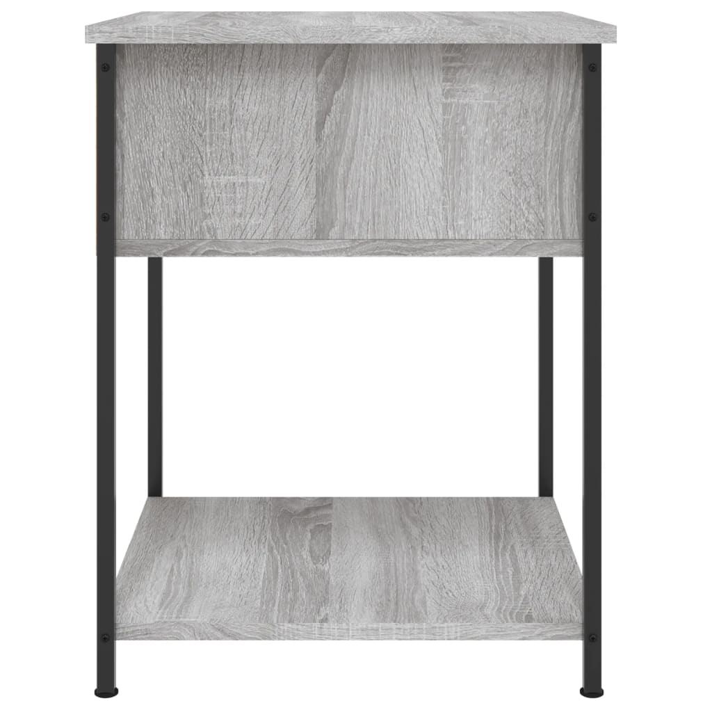 Table de chevet sonoma gris 44x45x58 cm bois d'ingénierie - XIOS