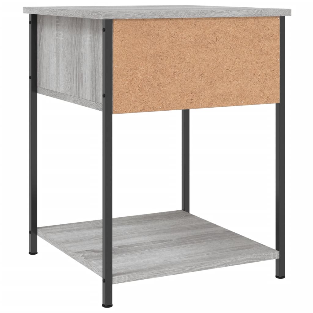 Table de chevet sonoma gris 44x45x58 cm bois d'ingénierie - XIOS