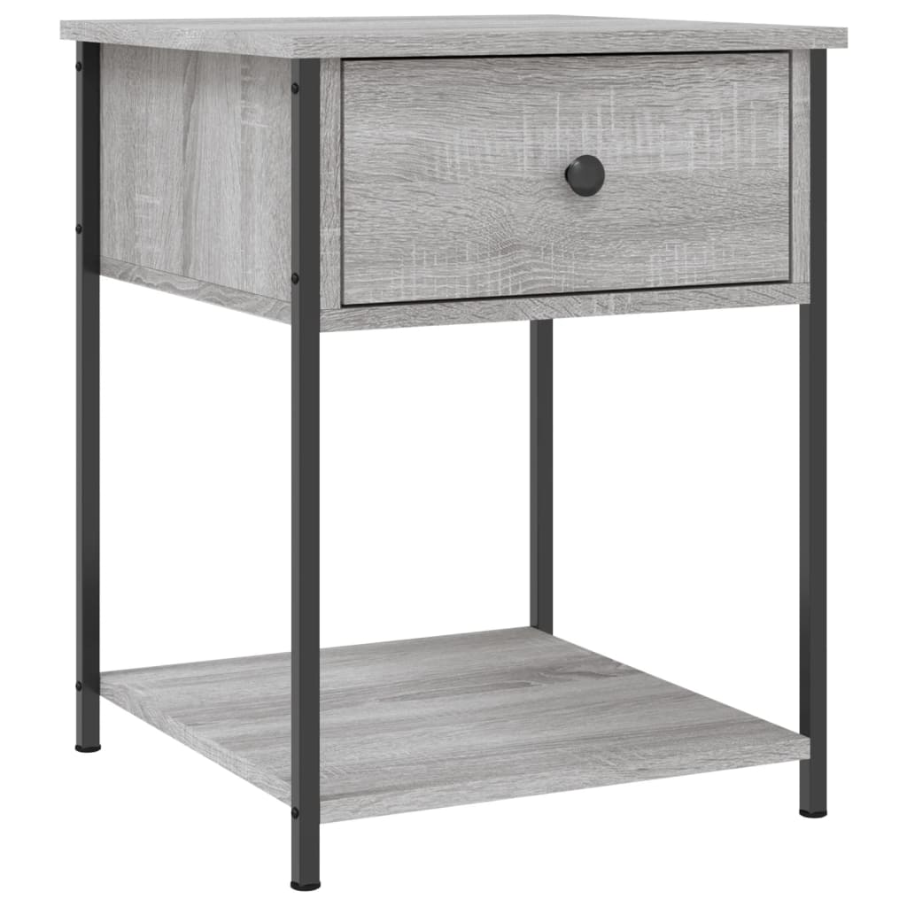 Tables de chevet 2 pcs sonoma gris 44x45x58 cm bois ingénierie - XIOS