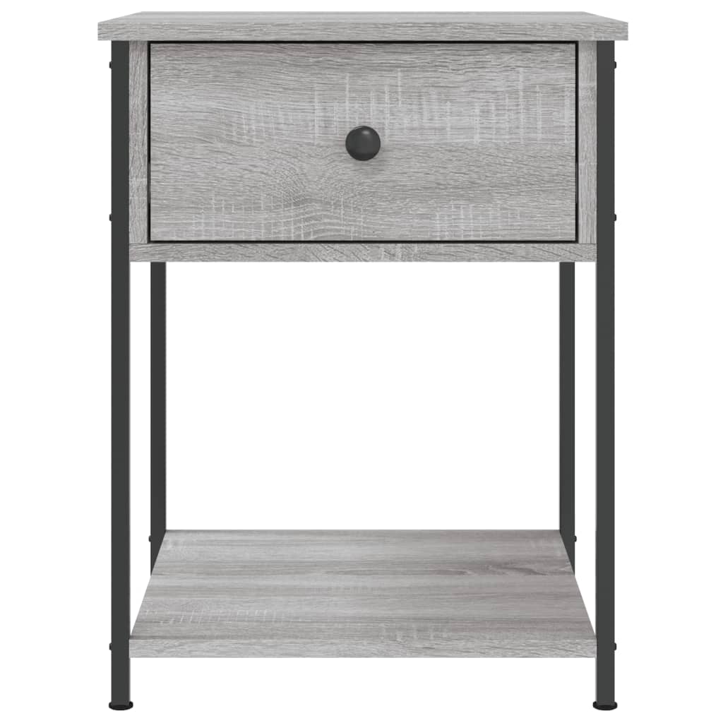 Tables de chevet 2 pcs sonoma gris 44x45x58 cm bois ingénierie - XIOS