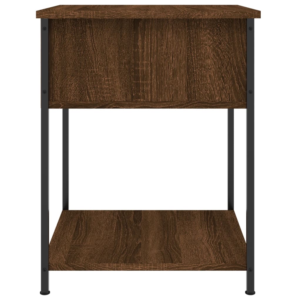 Tables de chevet 2 pcs chêne marron 44x45x58 cm bois ingénierie - XIOS