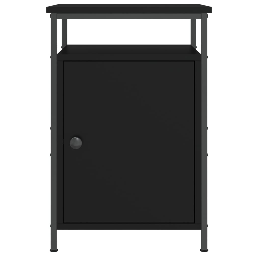 Tables de chevet 2 pcs noir 40x42x60 cm bois d'ingénierie - XIOS