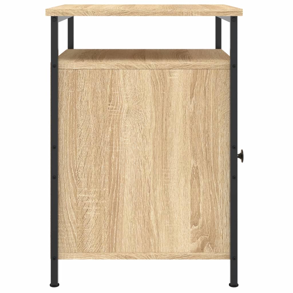 Tables de chevet 2pcs chêne sonoma 40x42x60cm bois d'ingénierie - XIOS