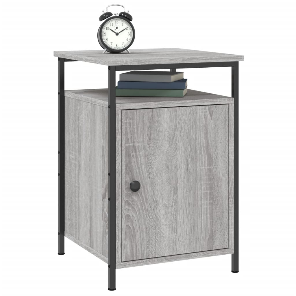 Tables de chevet 2 pcs sonoma gris 40x42x60cm bois d'ingénierie - XIOS