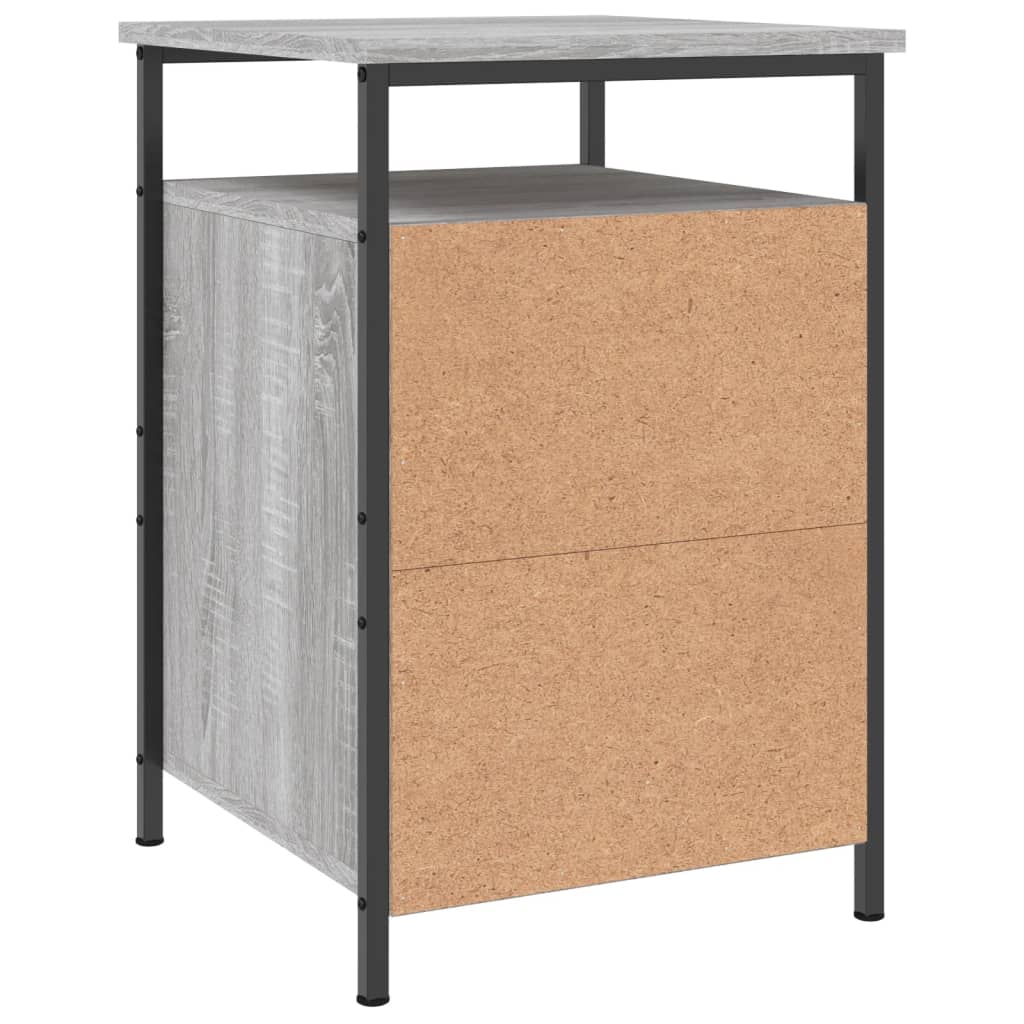 Tables de chevet 2 pcs sonoma gris 40x42x60cm bois d'ingénierie - XIOS