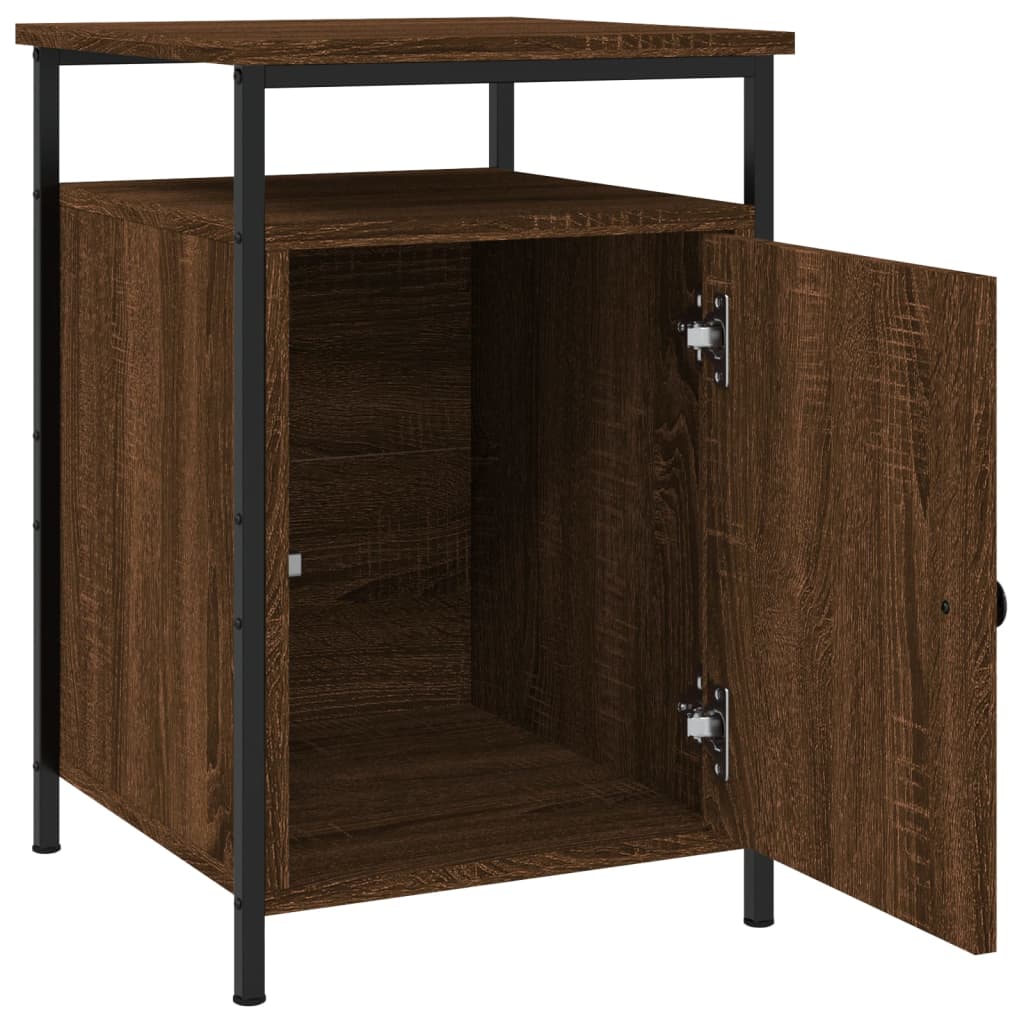 Tables de chevet 2pcs Chêne marron 40x42x60cm Bois d'ingénierie - XIOS