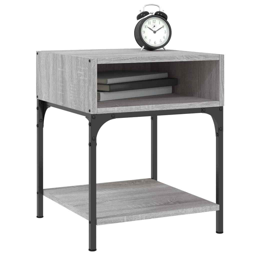 Tables de chevet 2 pcs sonoma gris 40x41x50 cm bois ingénierie - XIOS