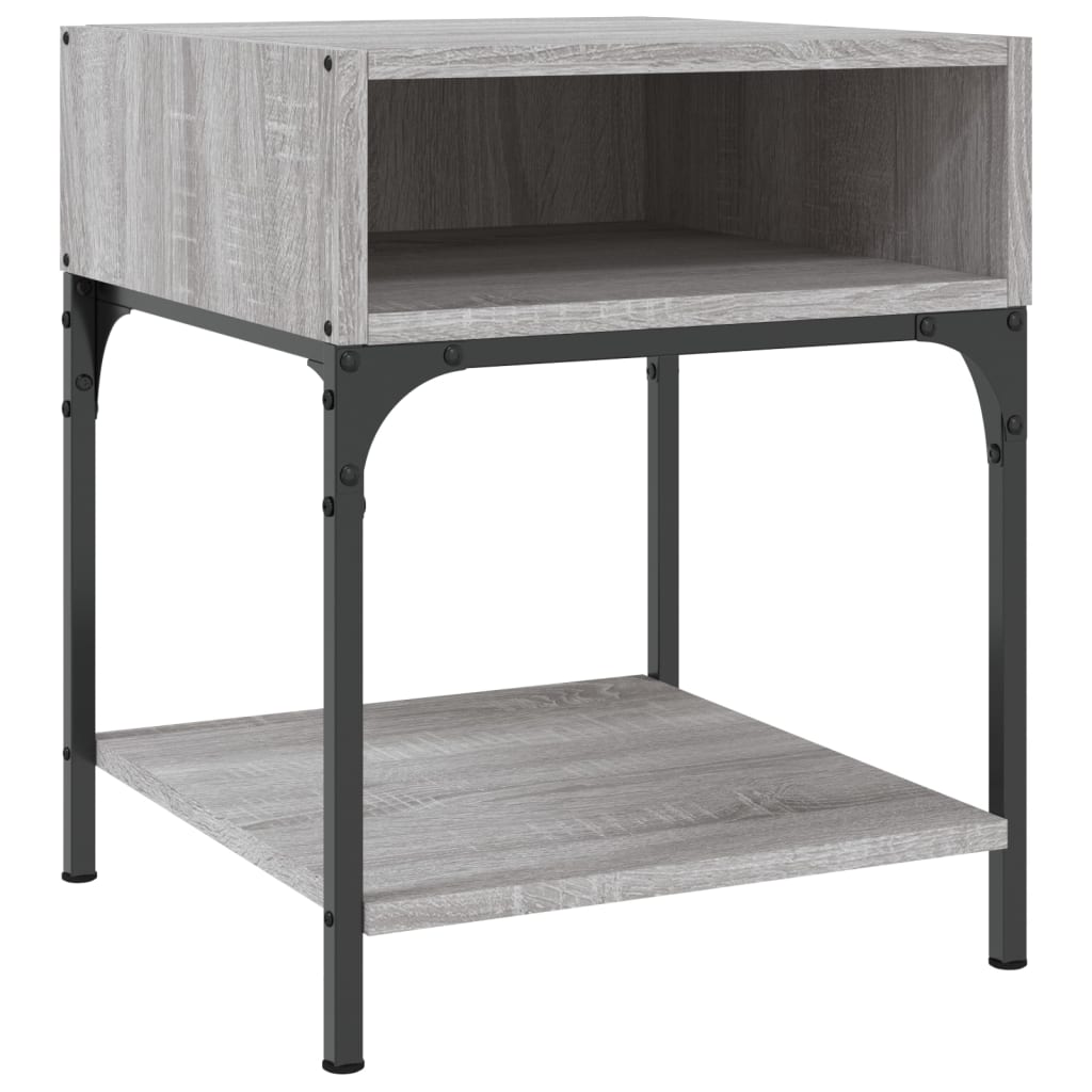 Tables de chevet 2 pcs sonoma gris 40x41x50 cm bois ingénierie - XIOS