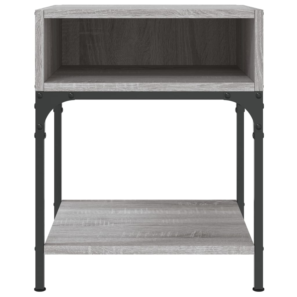 Tables de chevet 2 pcs sonoma gris 40x41x50 cm bois ingénierie - XIOS