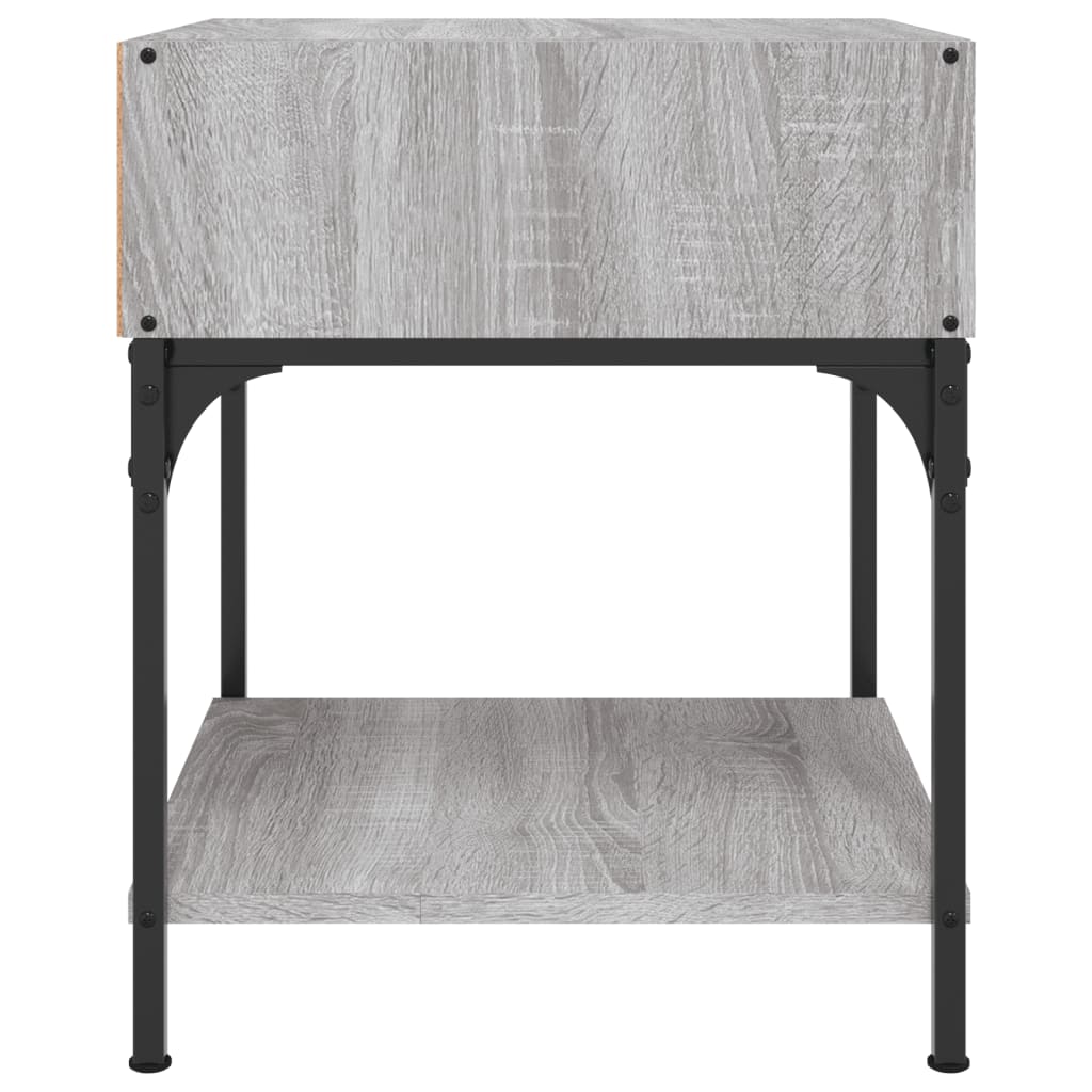 Tables de chevet 2 pcs sonoma gris 40x41x50 cm bois ingénierie - XIOS