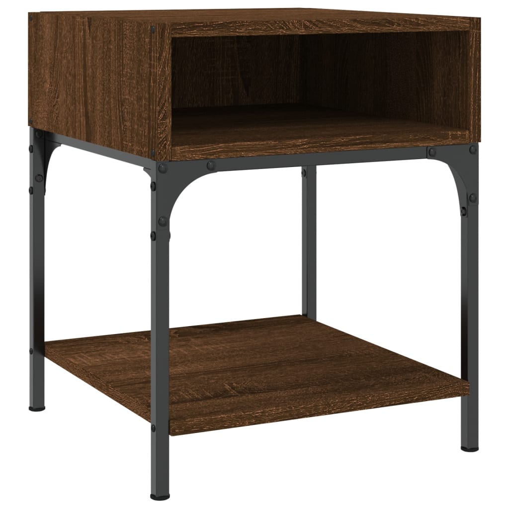 Tables de chevet 2 pcs chêne marron 40x41x50 cm bois ingénierie - XIOS