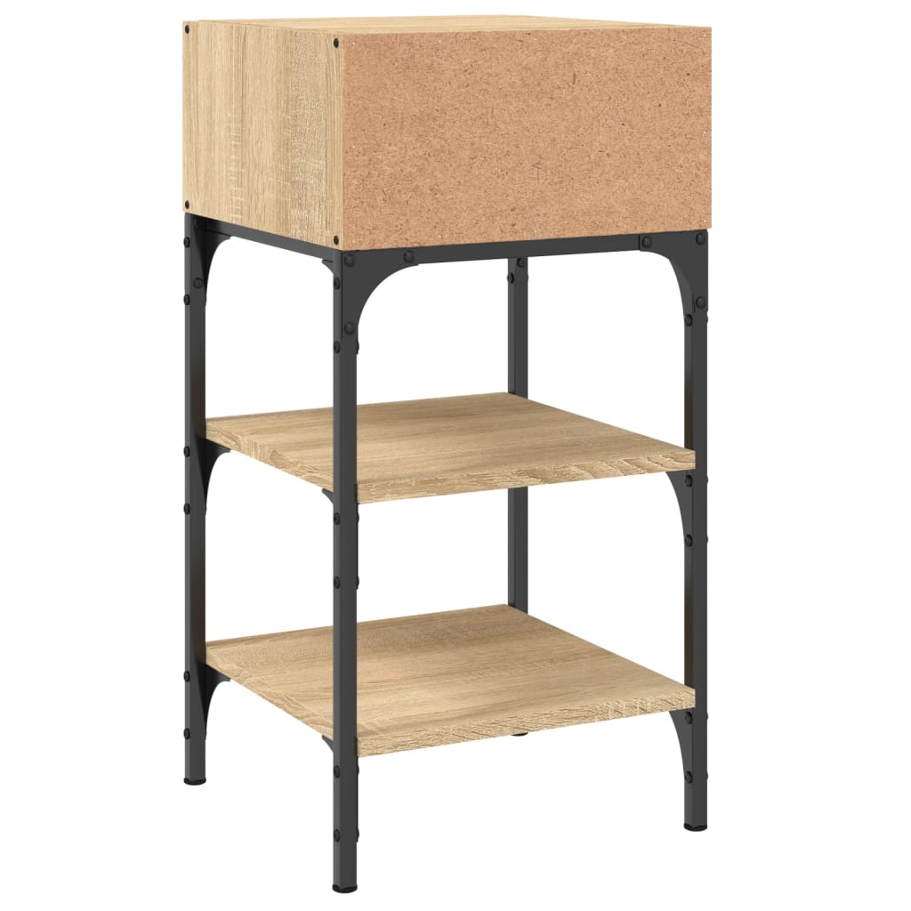 Tables de chevet 2 pcs chêne sonoma 35x34,5x70 cm - XIOS