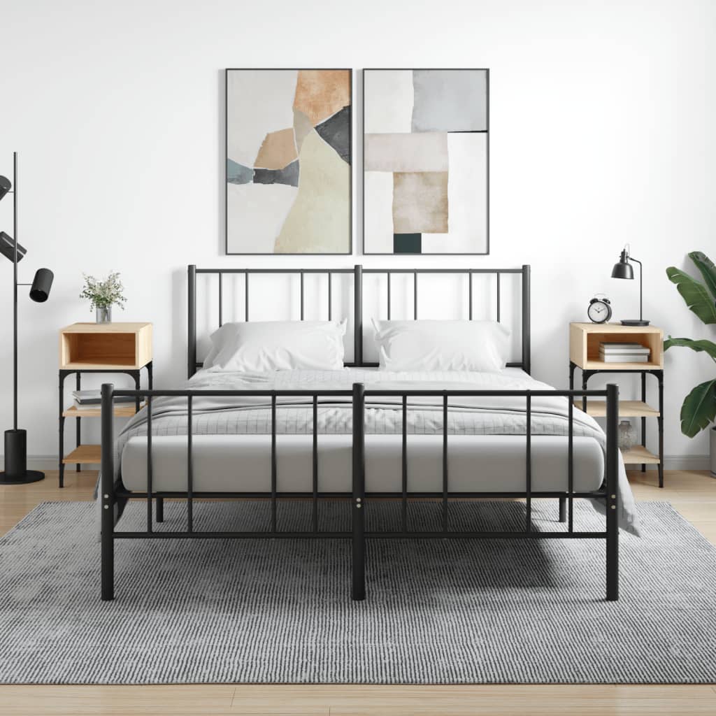 Tables de chevet 2 pcs chêne sonoma 35x34,5x70 cm - XIOS