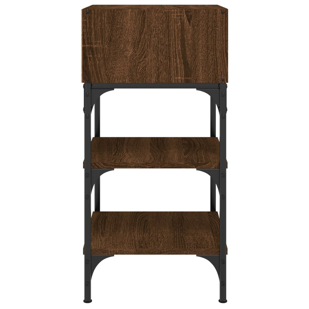Tables de chevet 2 pcs chêne marron 35x34,5x70 cm - XIOS