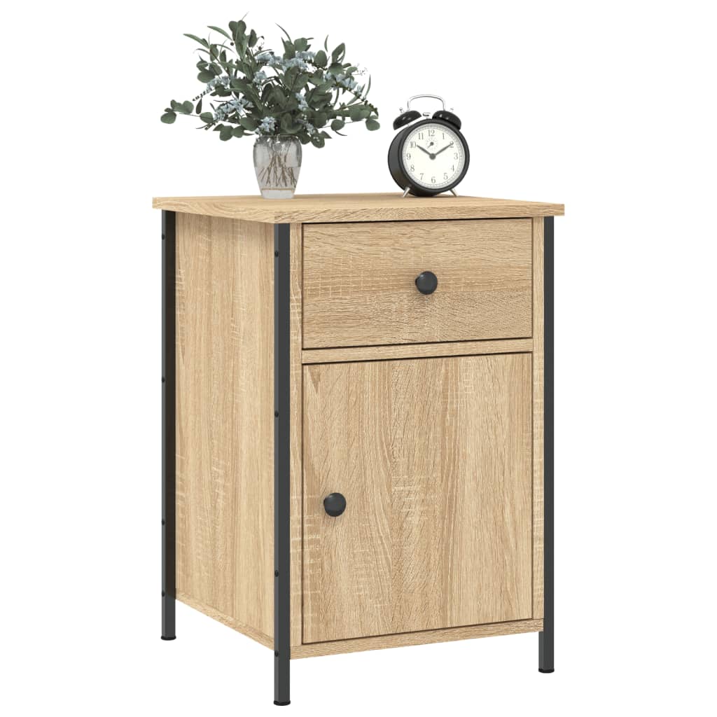 Table de chevet chêne sonoma 40x42x60 cm bois d'ingénierie - XIOS