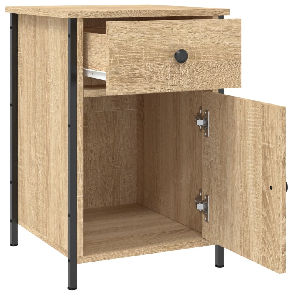 Table de chevet chêne sonoma 40x42x60 cm bois d'ingénierie - XIOS