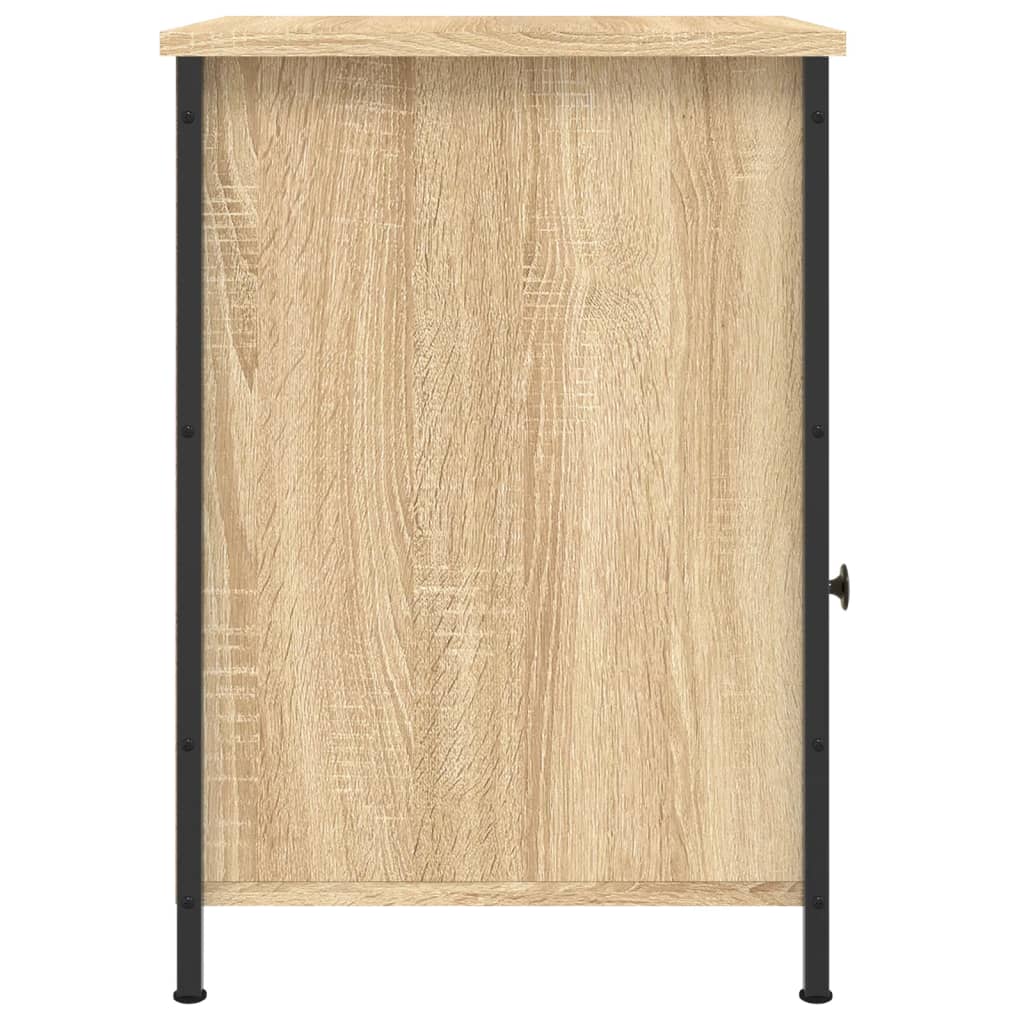 Tables de chevet 2pcs chêne sonoma 40x42x60cm bois d'ingénierie - XIOS