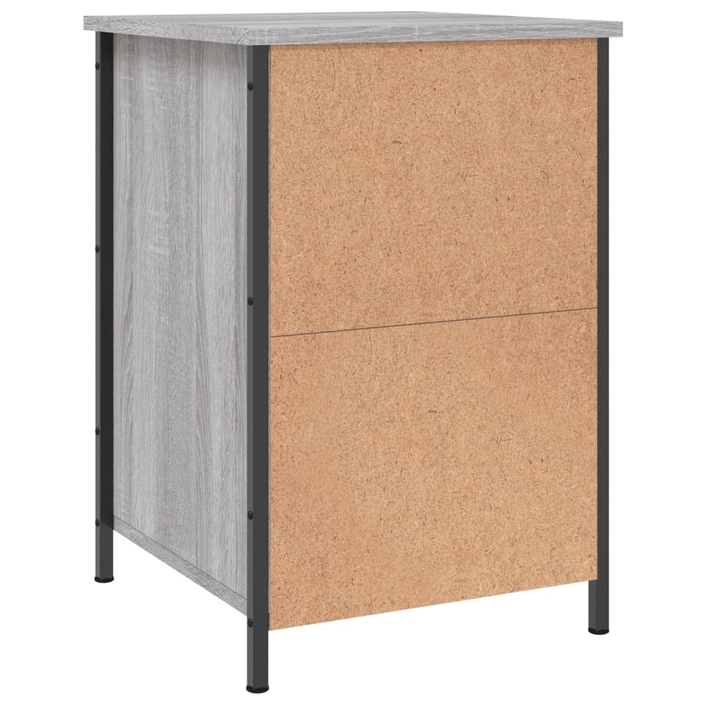 Table de chevet sonoma gris 40x42x60 cm bois d'ingénierie - XIOS