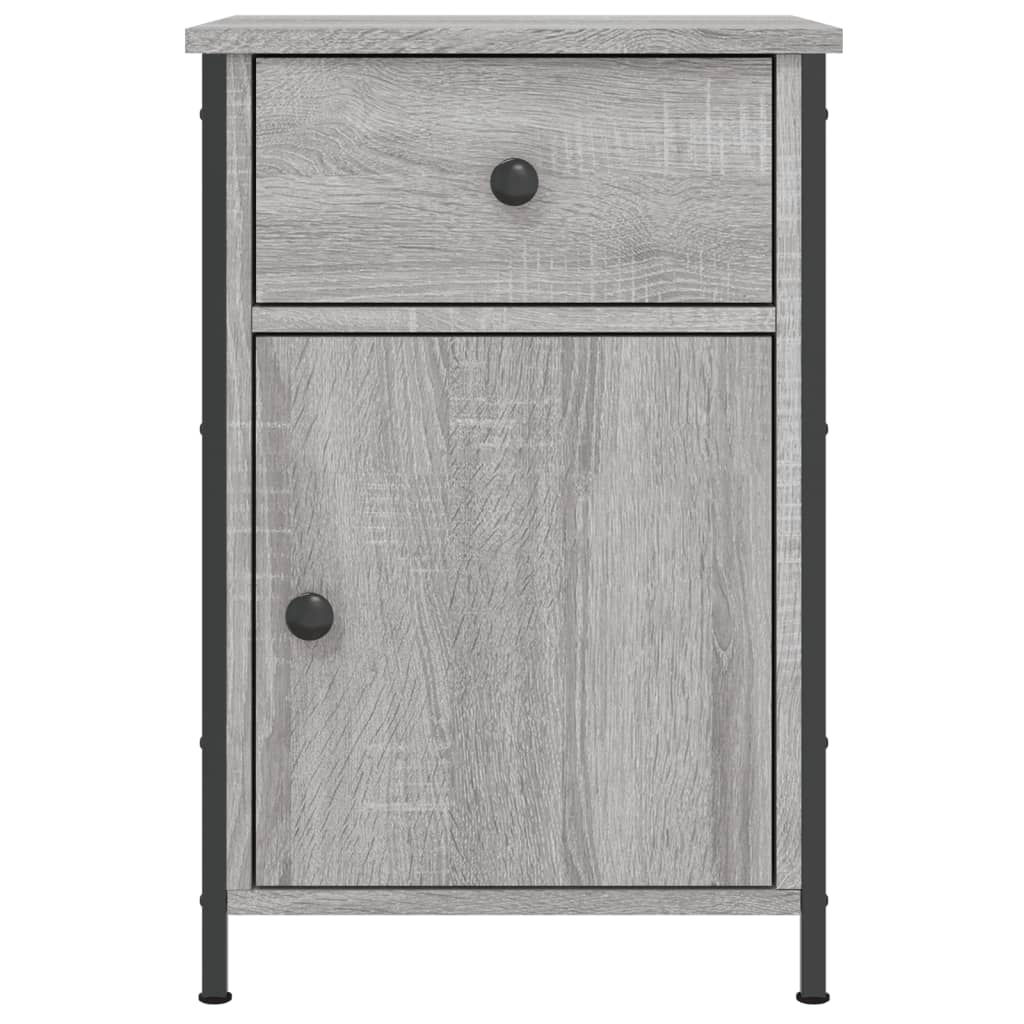 Tables de chevet 2 pcs sonoma gris 40x42x60cm bois d'ingénierie - XIOS
