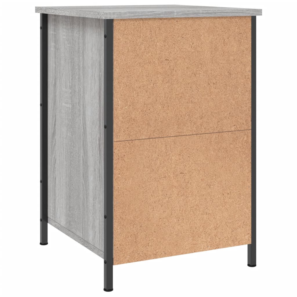 Tables de chevet 2 pcs sonoma gris 40x42x60cm bois d'ingénierie - XIOS