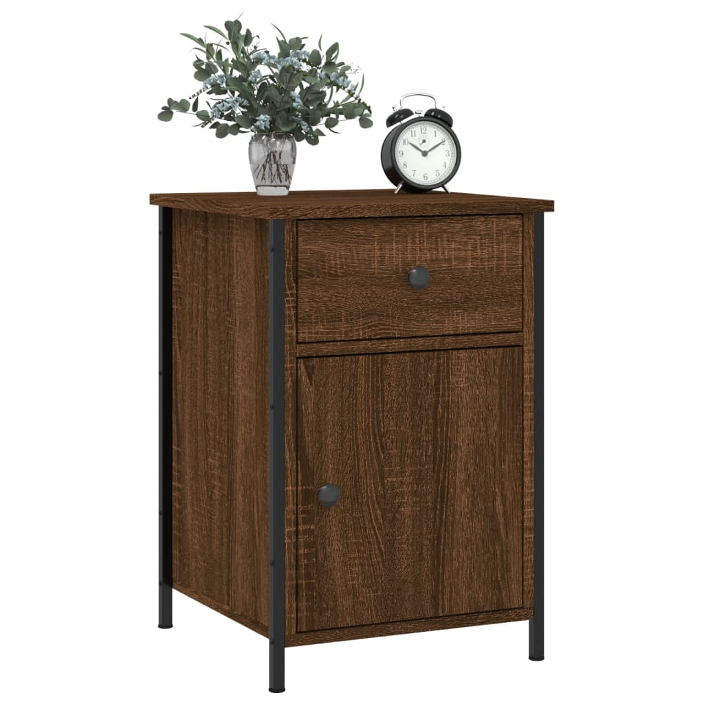 Tables de chevet 2pcs Chêne marron 40x42x60cm Bois d'ingénierie - XIOS