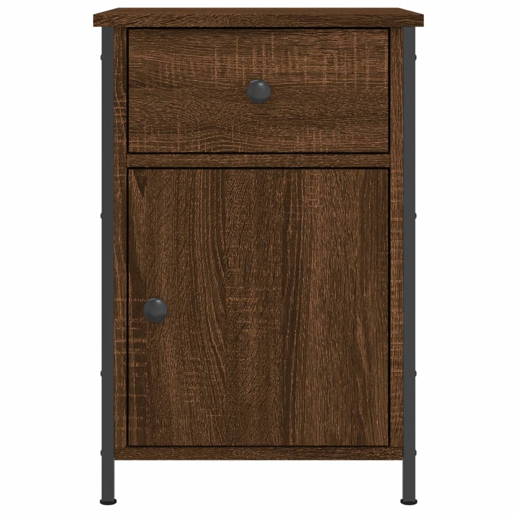 Tables de chevet 2pcs Chêne marron 40x42x60cm Bois d'ingénierie - XIOS