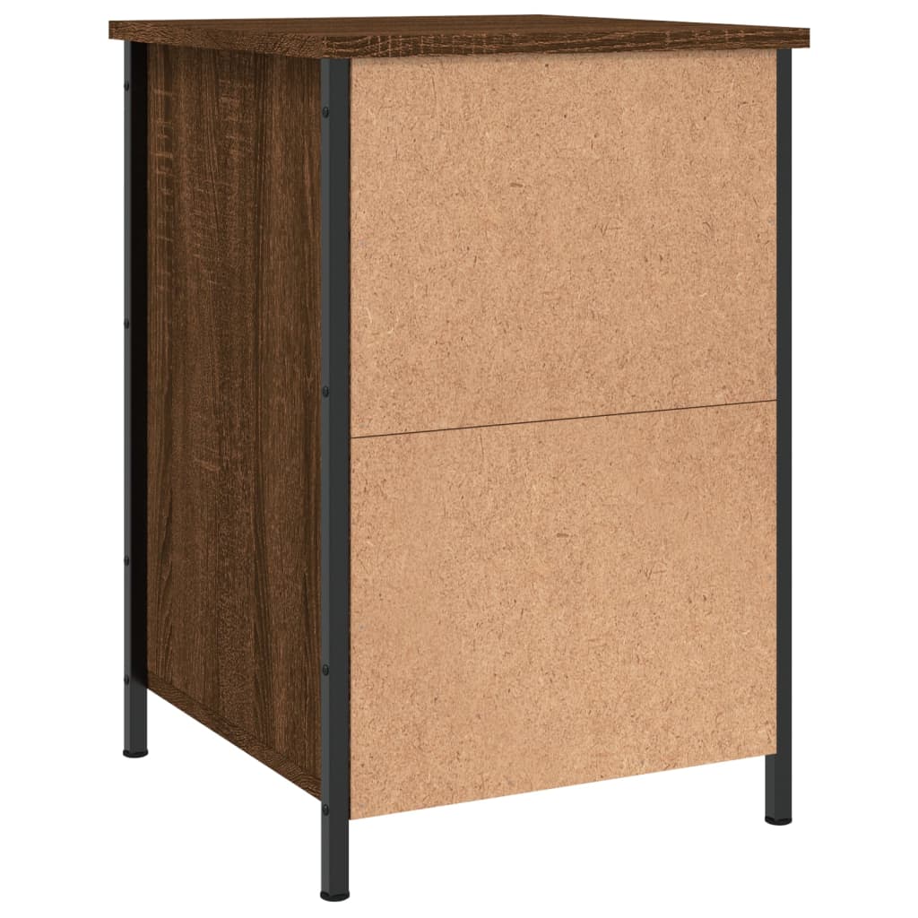 Tables de chevet 2pcs Chêne marron 40x42x60cm Bois d'ingénierie - XIOS