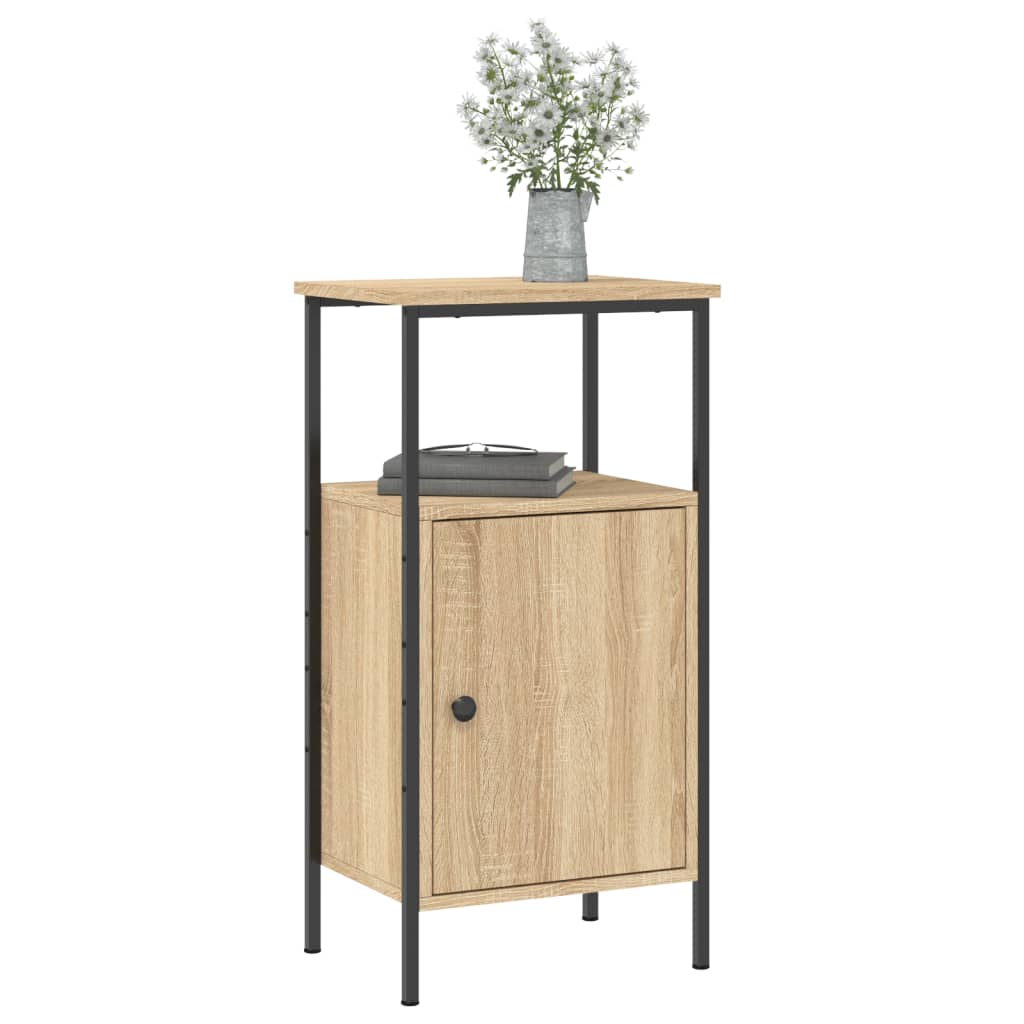 Table de chevet chêne sonoma 41x31x80 cm bois d'ingénierie - XIOS
