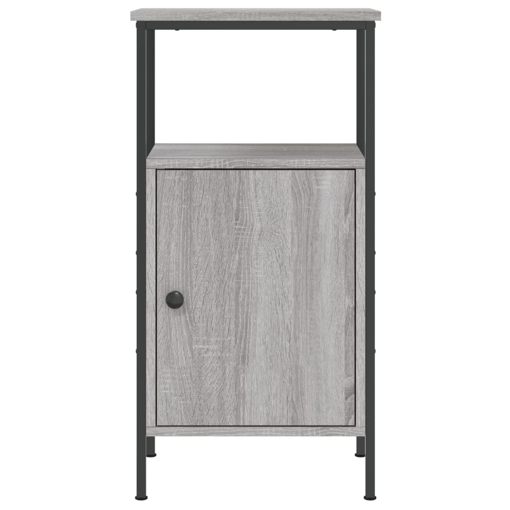 Table de chevet sonoma gris 41x31x80 cm bois d'ingénierie - XIOS