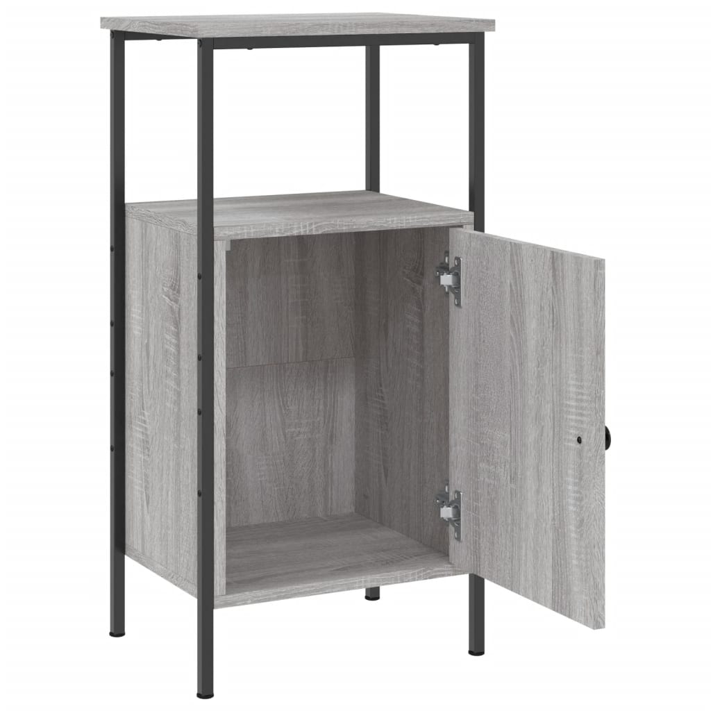 Table de chevet sonoma gris 41x31x80 cm bois d'ingénierie - XIOS