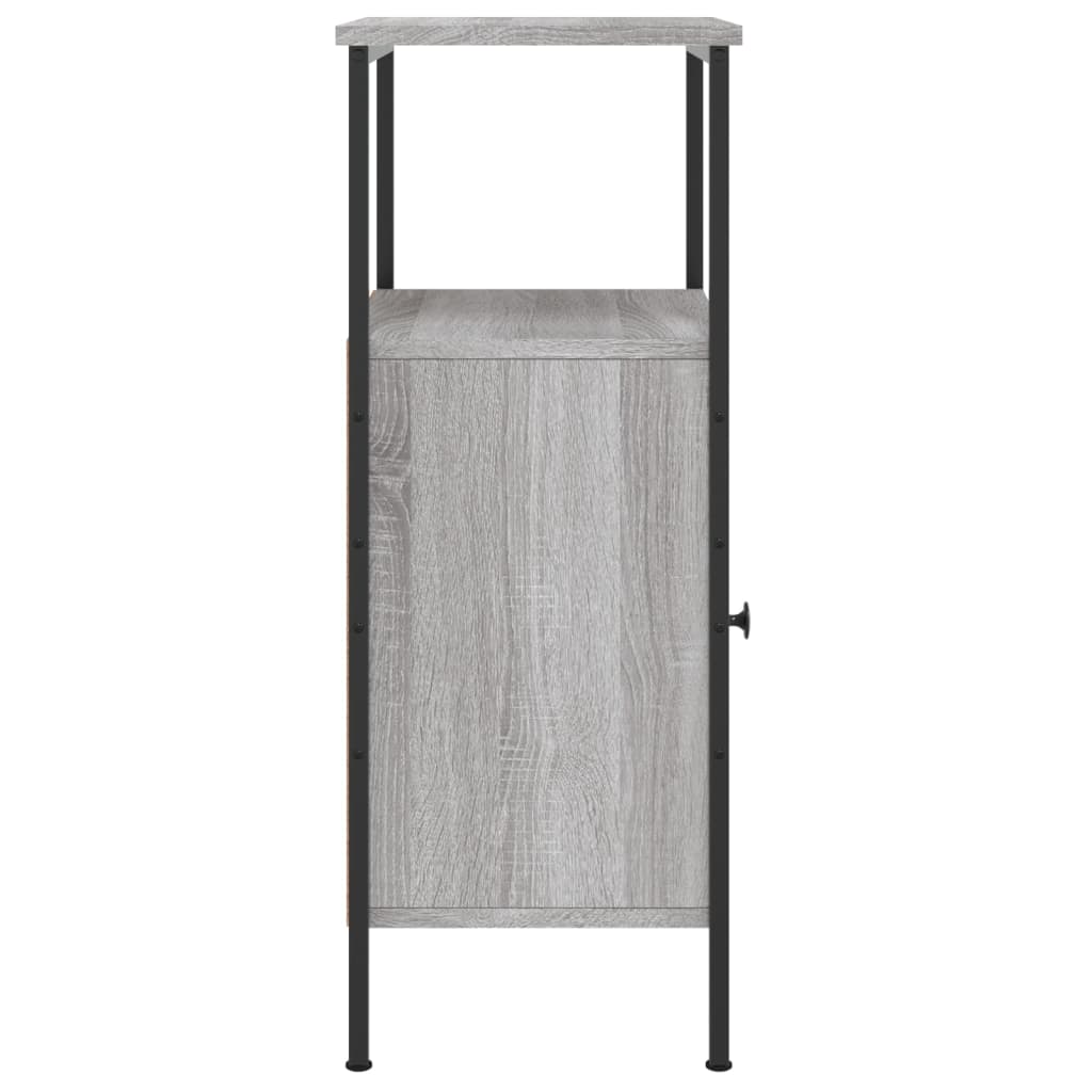 Table de chevet sonoma gris 41x31x80 cm bois d'ingénierie - XIOS