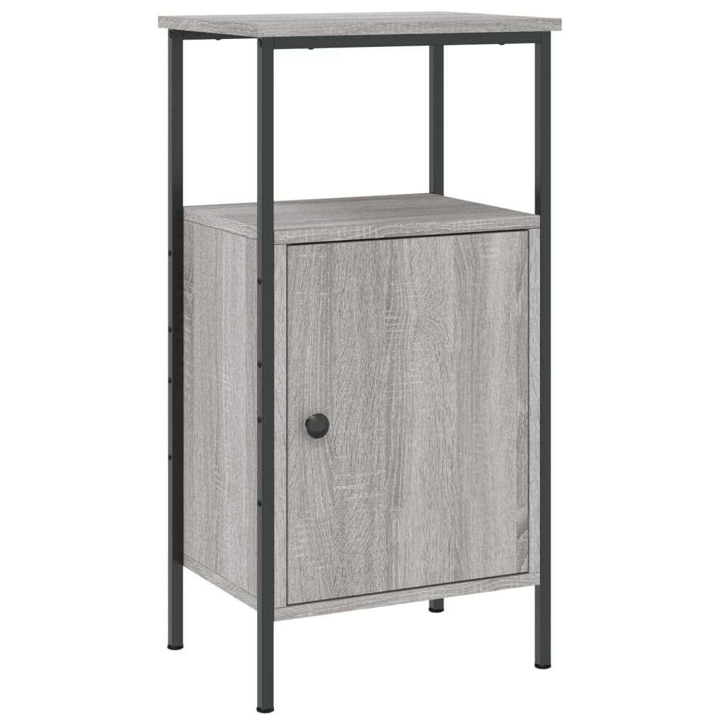 Tables de chevet 2 pcs sonoma gris 41x31x80cm bois d'ingénierie - XIOS