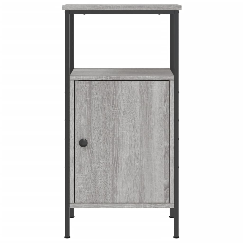 Tables de chevet 2 pcs sonoma gris 41x31x80cm bois d'ingénierie - XIOS
