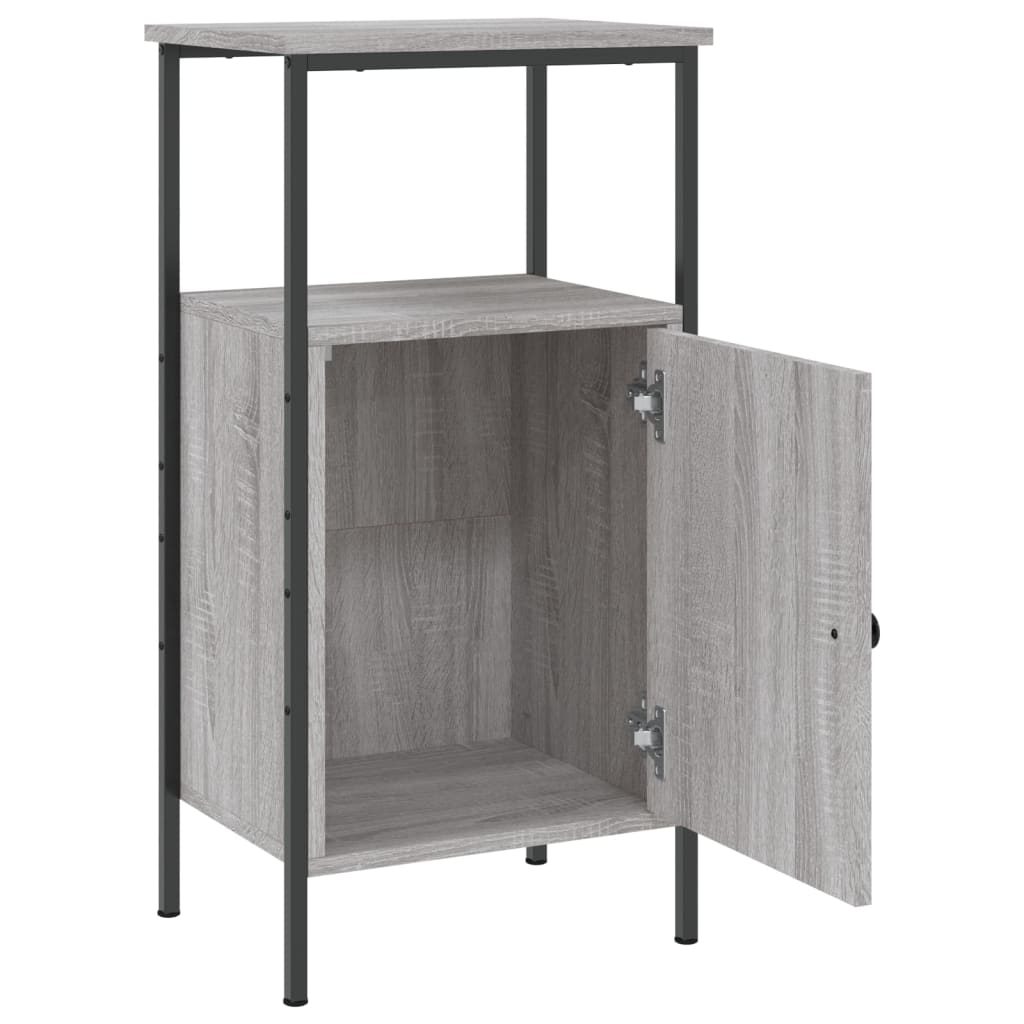 Tables de chevet 2 pcs sonoma gris 41x31x80cm bois d'ingénierie - XIOS
