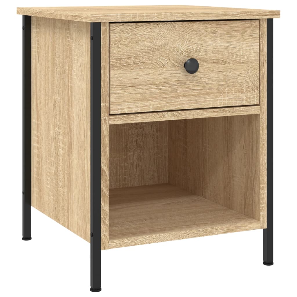 Tables de chevet 2 pcs chêne sonoma 40x42x50 cm bois ingénierie - XIOS