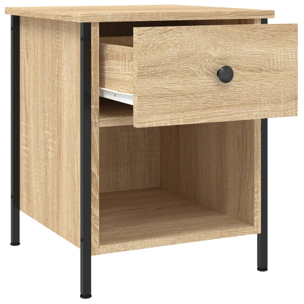 Tables de chevet 2 pcs chêne sonoma 40x42x50 cm bois ingénierie - XIOS