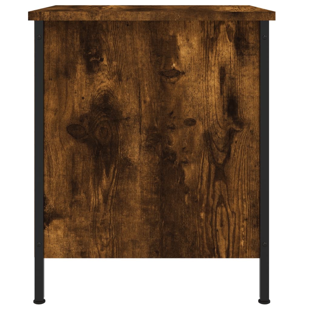 Tables de chevet 2 pcs chêne fumé 40x42x50 cm bois ingénierie - XIOS