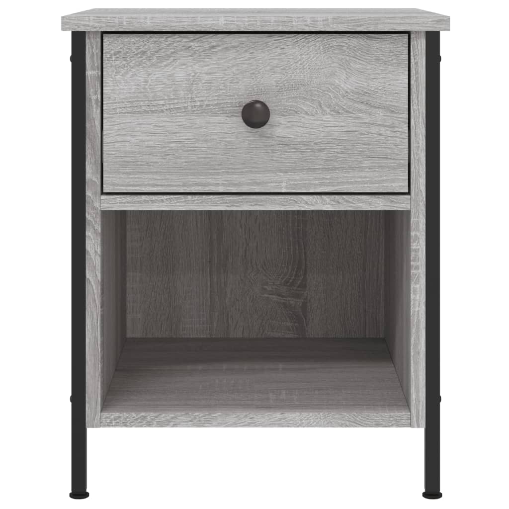 Tables de chevet 2 pcs sonoma gris 40x42x50cm bois d'ingénierie - XIOS