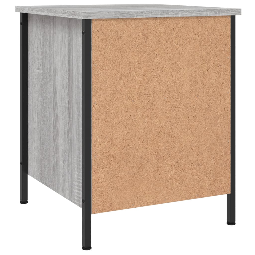 Tables de chevet 2 pcs sonoma gris 40x42x50cm bois d'ingénierie - XIOS