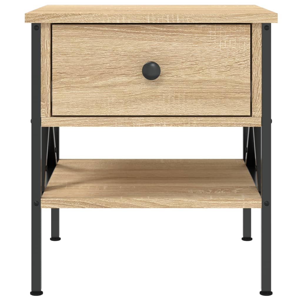 Table de chevet chêne sonoma 40x42x45 cm bois d'ingénierie - XIOS
