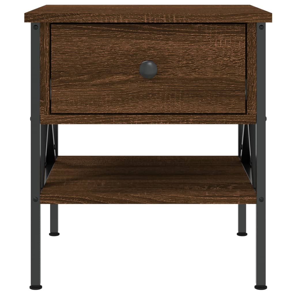 Tables de chevet 2 pcs chêne marron 40x42x45 cm bois ingénierie - XIOS