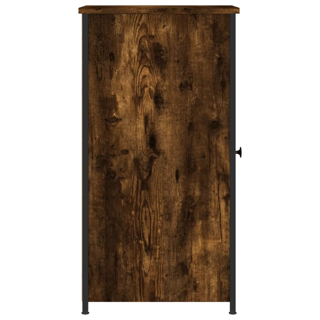 Tables de chevet 2 pcs chêne fumé 32x42x80 cm bois d'ingénierie - XIOS